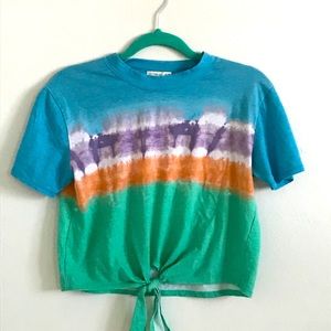 COTTON ON tie die top